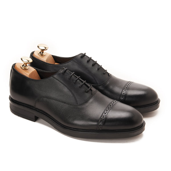Leicester Cap Semi Brogue with Grain