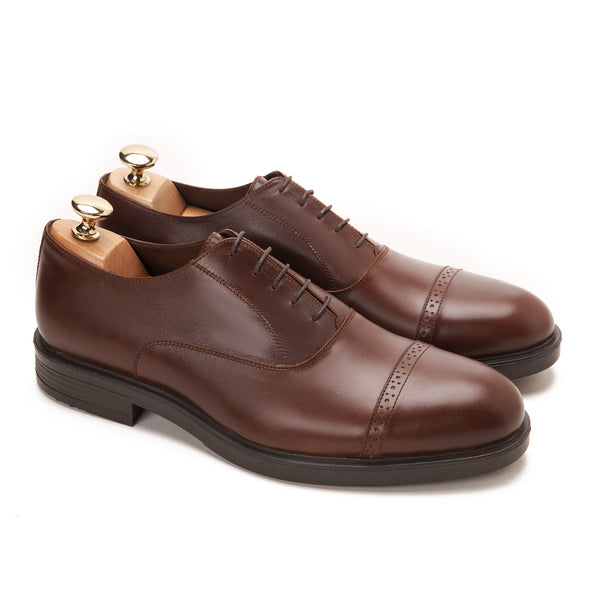 Leicester Cap Semi Brogue