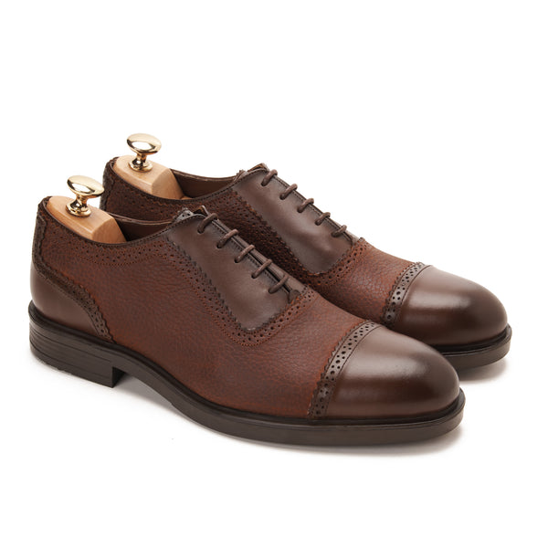Mars Cap Toe Oxford with Lama