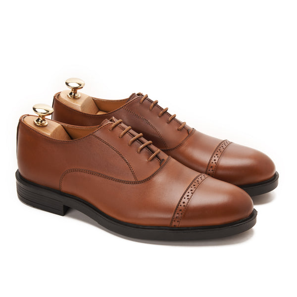 Leicester Cap Semi Brogue