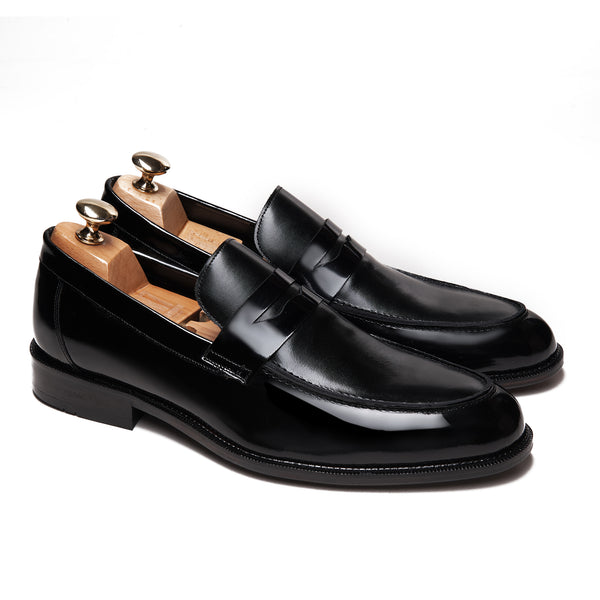 Penny Loafer College Glossy with Satin