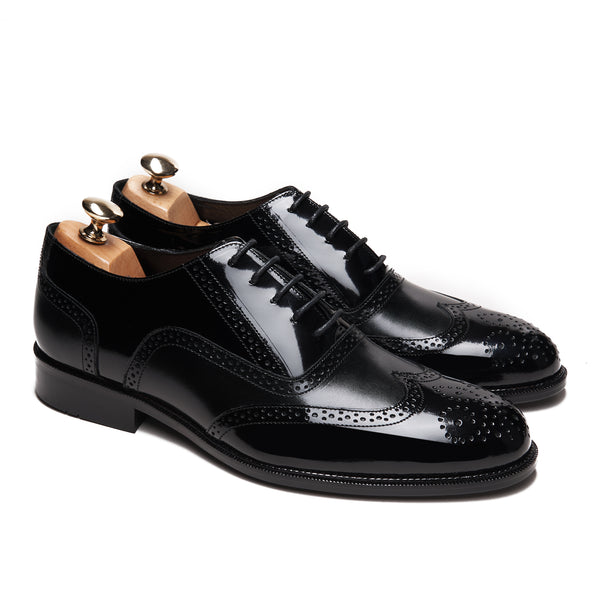 Oxford Brogue Glossy with Satin