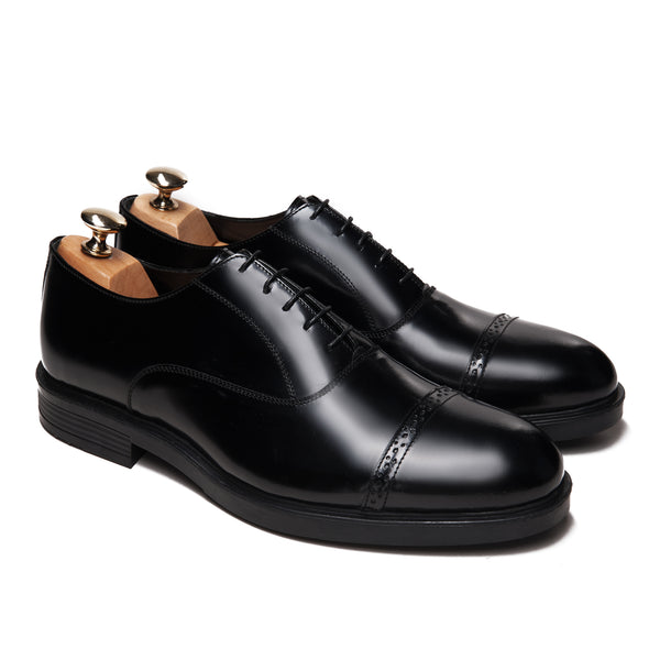 Leicester Cap Semi Brogue Cordovan