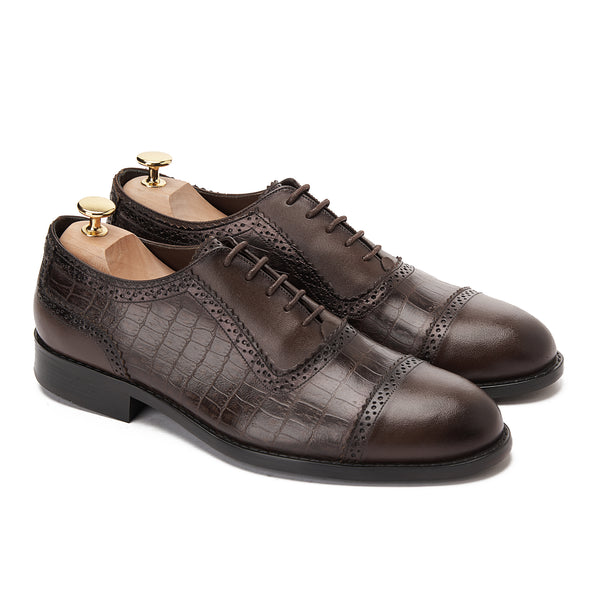 Mars Cap Toe Crocodile